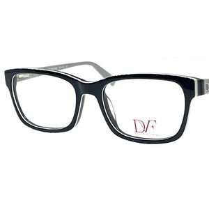 NEW Diane von Furstenberg DVF 5049 001 Black & Gray Eyeglasses Frames 51-18-135